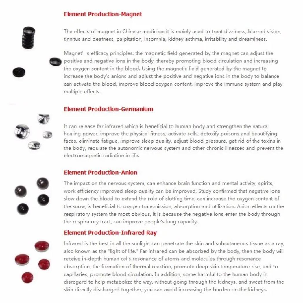 Men Women's Ceramic Bracelet, Health Energy Hematite Bracelet, Gold Tone AAA Cubic Zirconia Wrist Chain for Ladies