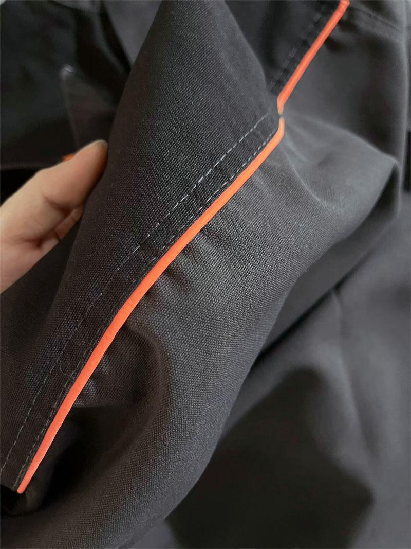 Men's Work Suit with Multiple Pockets Wear-Resistant for Car Maintenance & Work Safety Overalls Menswear Clothes Uniforms Workwear