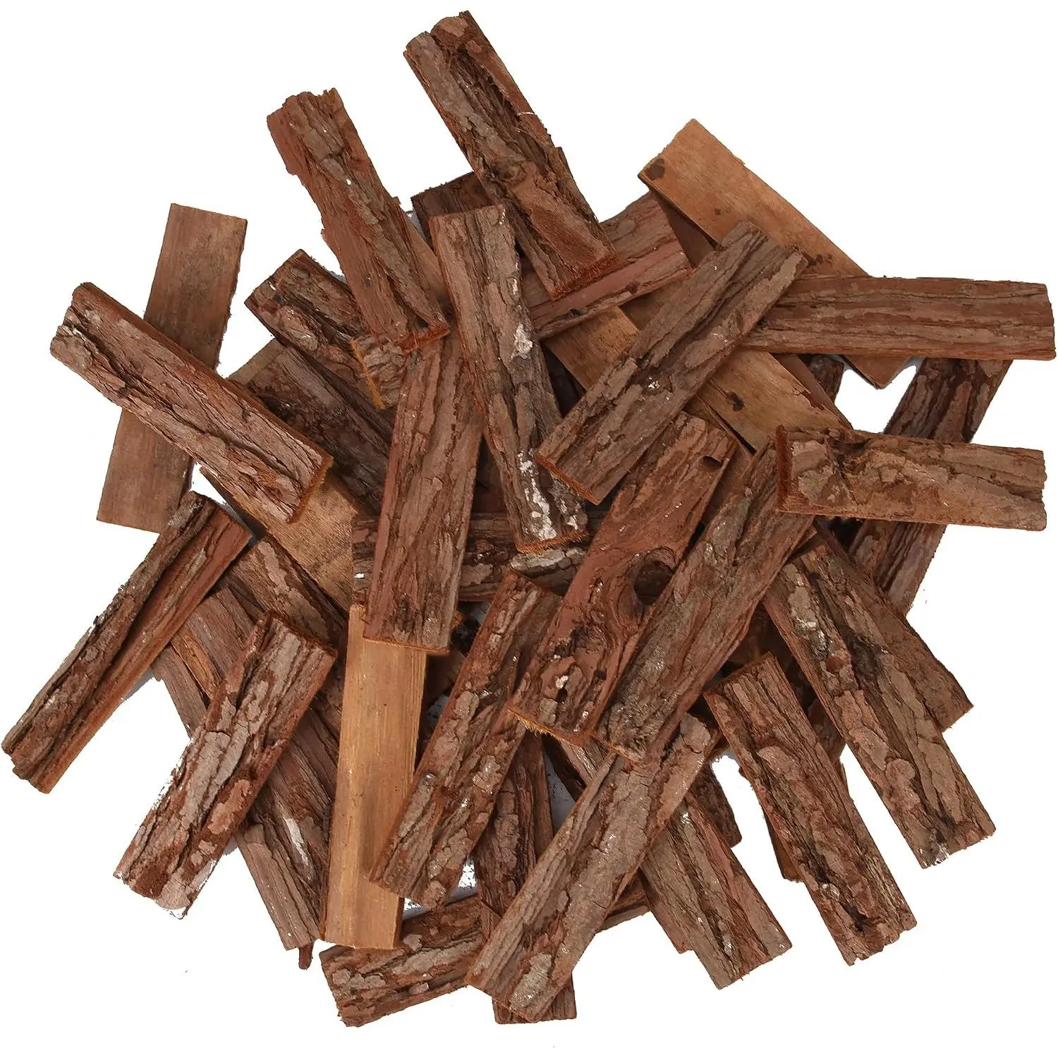 4" Craft Sticks, 45 count Wooden Sticks for Crafts,   Log Twigs for DIY Photo Props, School Projects, Card Making (Rustic)