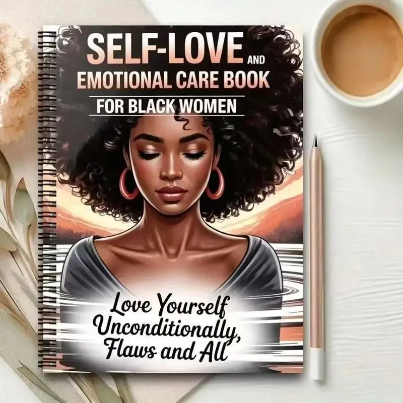 Women's Self-Love Journal, Spiral Coil Planner Notebook, Daily Writing for Emotional Relief, Build Self-Confidence and Gratitude