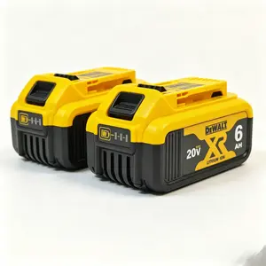DEWALT 20V MAX Lithium-Ion 6.0Ah Cordless Drill Battery, Durable High-Capacity Lithium Replacement Battery for Power Tools, Lithium Replacement Batteries,summervibes,father'sdaygifts