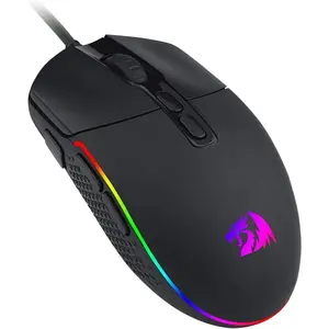 M719 Antonium RGB Gaming , 10,000 DPI Optical Wired Gamer Mice with 8 Programmable Buttons & 8 Backlit Modes, Software Supports DIY Keybinds Rapid Fire Button