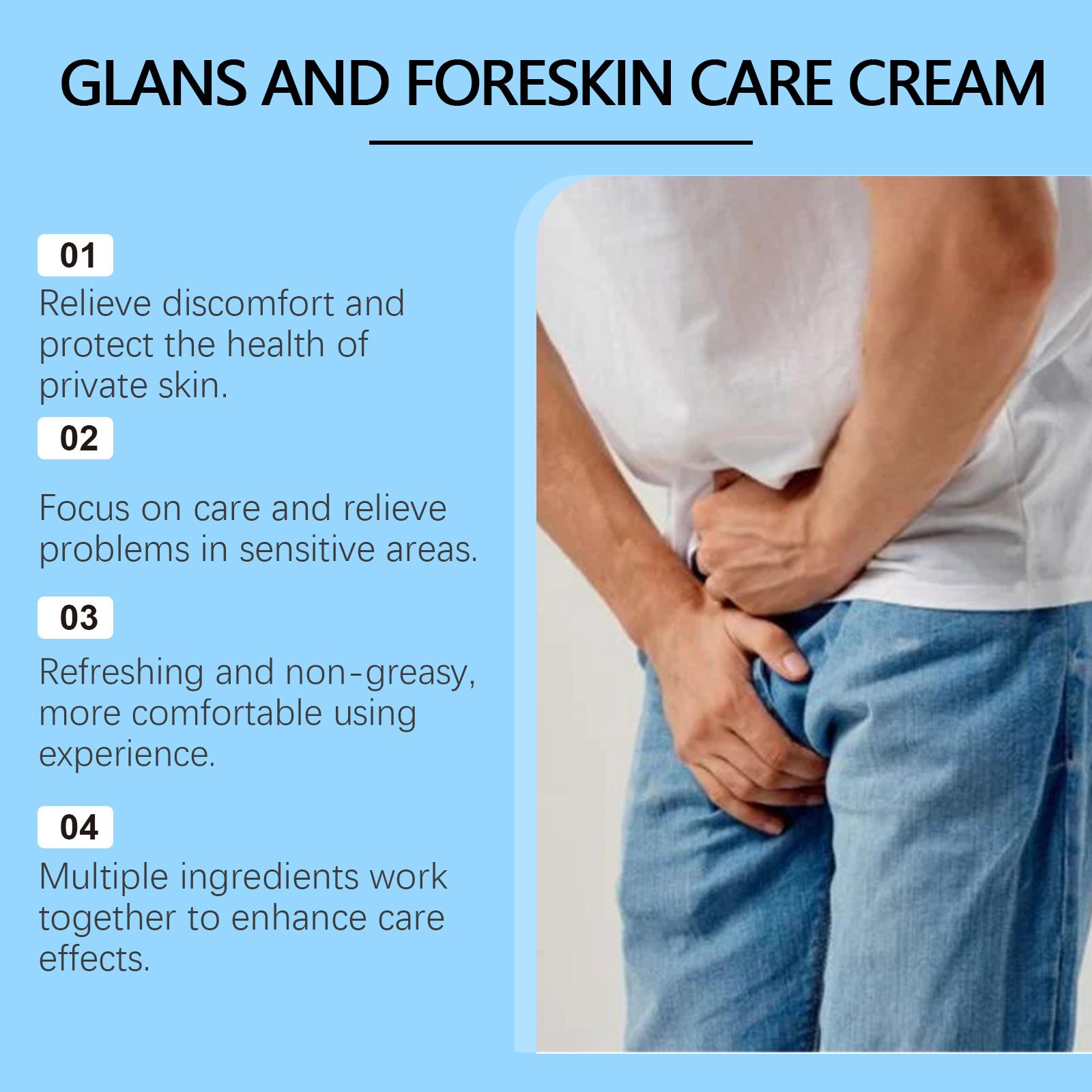 North Moon Men's Care Cream Men's Body Care Soothing Discomfort Cleansing Moisturizing Care Cream