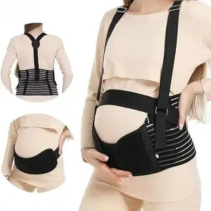 Maternity Adjustable-Strap Tummy Belt - Prenatal Abdominal Support for Mid-to-Late Pregnancy Expectant Mothers (Sports & Outdoor Protective Gear Accessory)