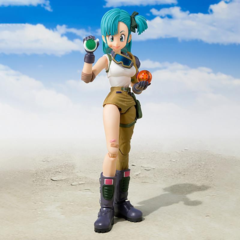 13.5cm Anime Figure Bulma, Articulated PVC Collectible Doll, SHF Childhood Model Toy