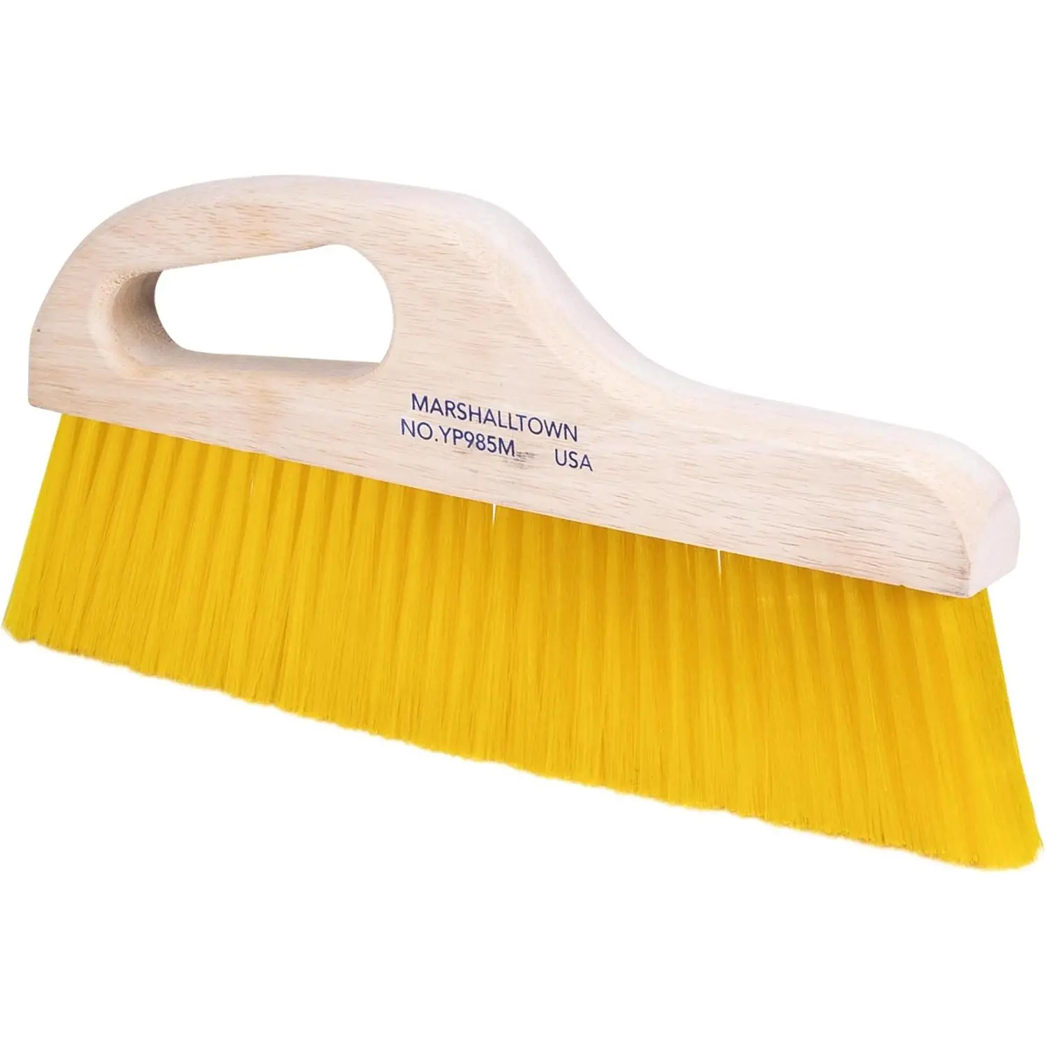Comfortable 3-Inch Handle Specialty Hand Brush, for Cleaning, Dusting, Yellow