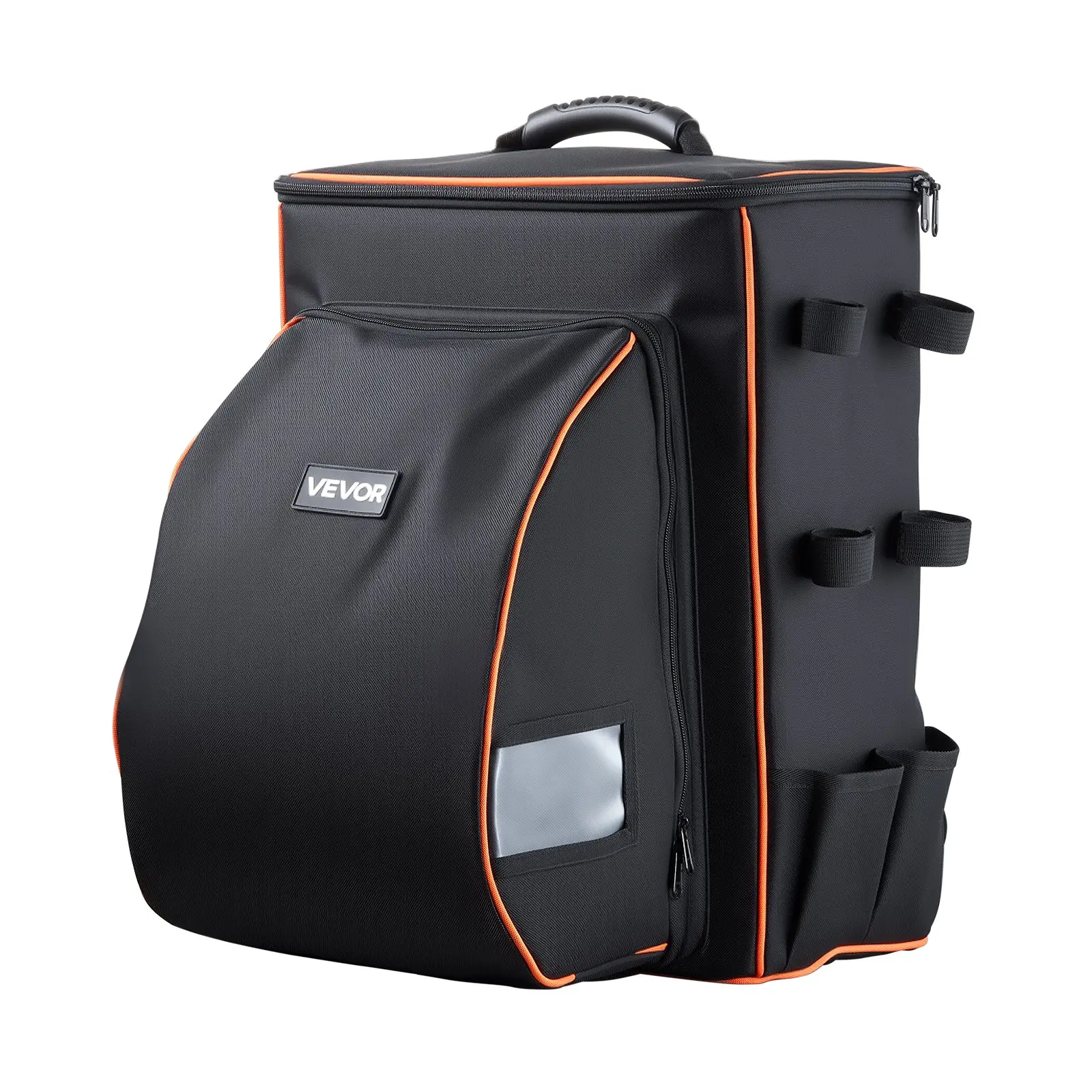 VEVOR 35.6L Welding Backpack, 600D Polyester Extreme Gear Pack with Helmet Bag & Tool Storage, Multi-Purpose for Welding, Outdoor Camping, Welders, Anti-Slip Feet Pads