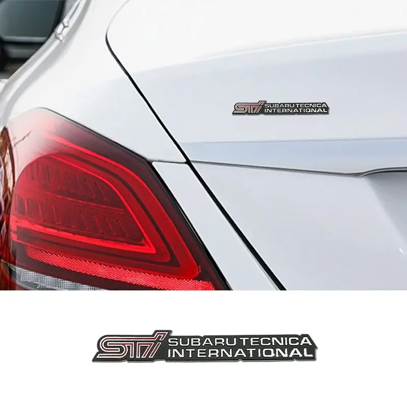 1pcs 3D Abs Car Trunk Sticker, off Road Decals for Subaru Sti Xv Impreza Forester Tribeca Brz Wrx Ascent Levorg, Auto Badge Emblem, Automotive Vehicle Accessory