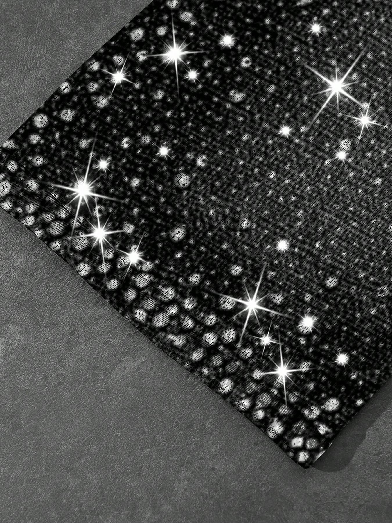 Men's Elastic Waist Sports Pants, Athleisure Style Bottoms, All-Over Star Print Design, Loose-Fit Casual Trousers, Perfect for Daily Wear & Outdoor Activities