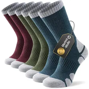 3 Pairs Merino Wool Socks - Warm, Soft Thermal Socks for Men - Great for Hiking And Winter