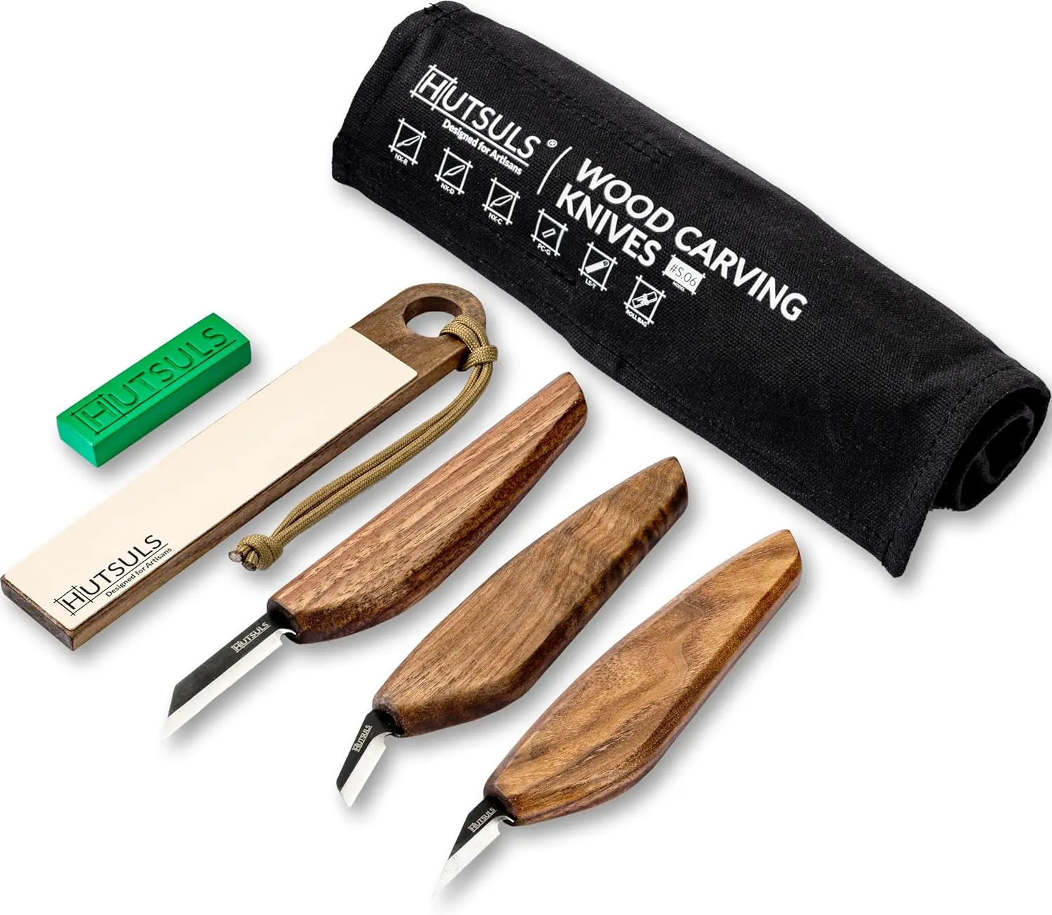S.06 Wood Carving Kit - Carver’s Choice Whittling for Work, Complete Beginners Whittling Wood Carving Knife Set, Craft Wood Whittling Kit for Beginners Kids