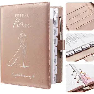 Future Mrs Wedding Planner Book and Organizer Gift Set, Personalized Destination Wedding Planners, Rose Gold Planning Gift for Bride and Engaged Couples, Cool Engagement Gifts for Her