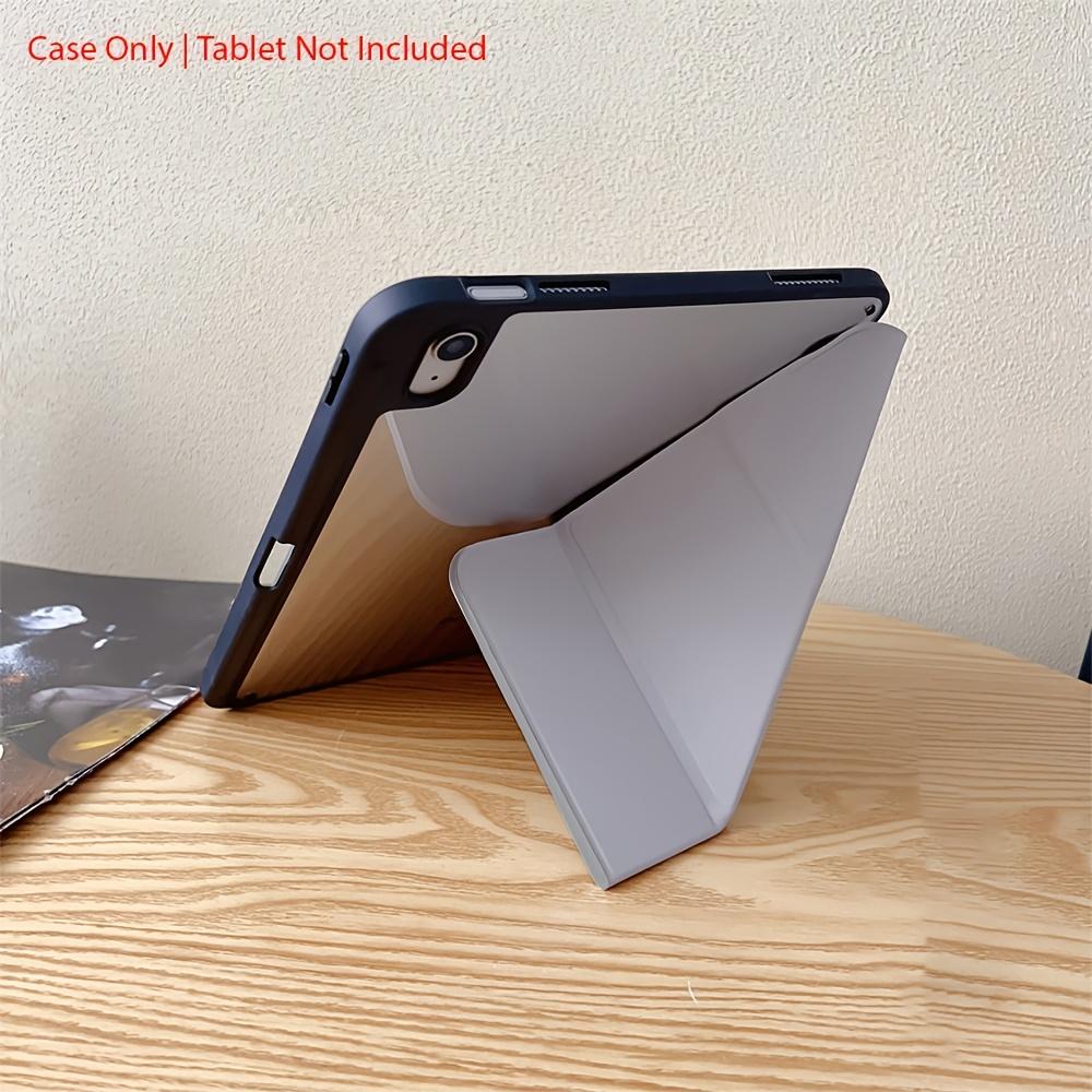 Rhythm pattern with adjustable stand and pen slot, foldable anti slip Y-fold TPU protective case, suitable for Samsung, iPad mini, iPad Air, iPad Pro/iPad 10th generation, 11th generation and other series of iPad protective cases