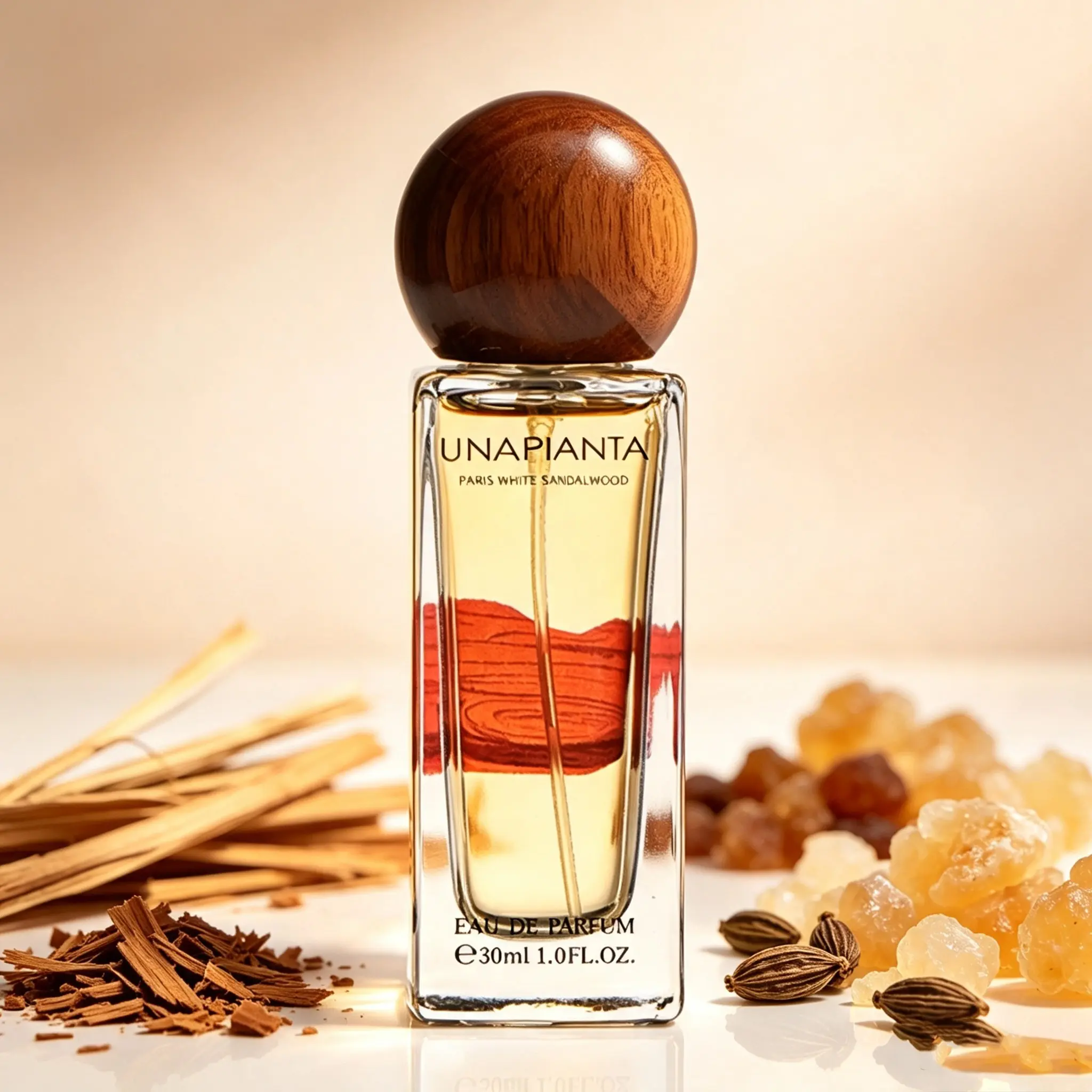 Calming Grounding Woody Unisex Perfume, Sandalwood Frankincense Cedar Long Lasting Non-Sweet Scent, Anxiety Relief Fragrance for Meditation Office Bedtime Daily Commute Stress Relief Aroma