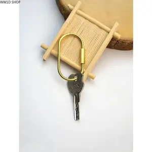 O-Shaped Lock Keychain  O-Shaped Lock Keychain for Men, Portable Carabiner Metal Key Ring, Multifunction Key Accessory for Car, Bag, Backpack or Camping, Durable Outdoor Use