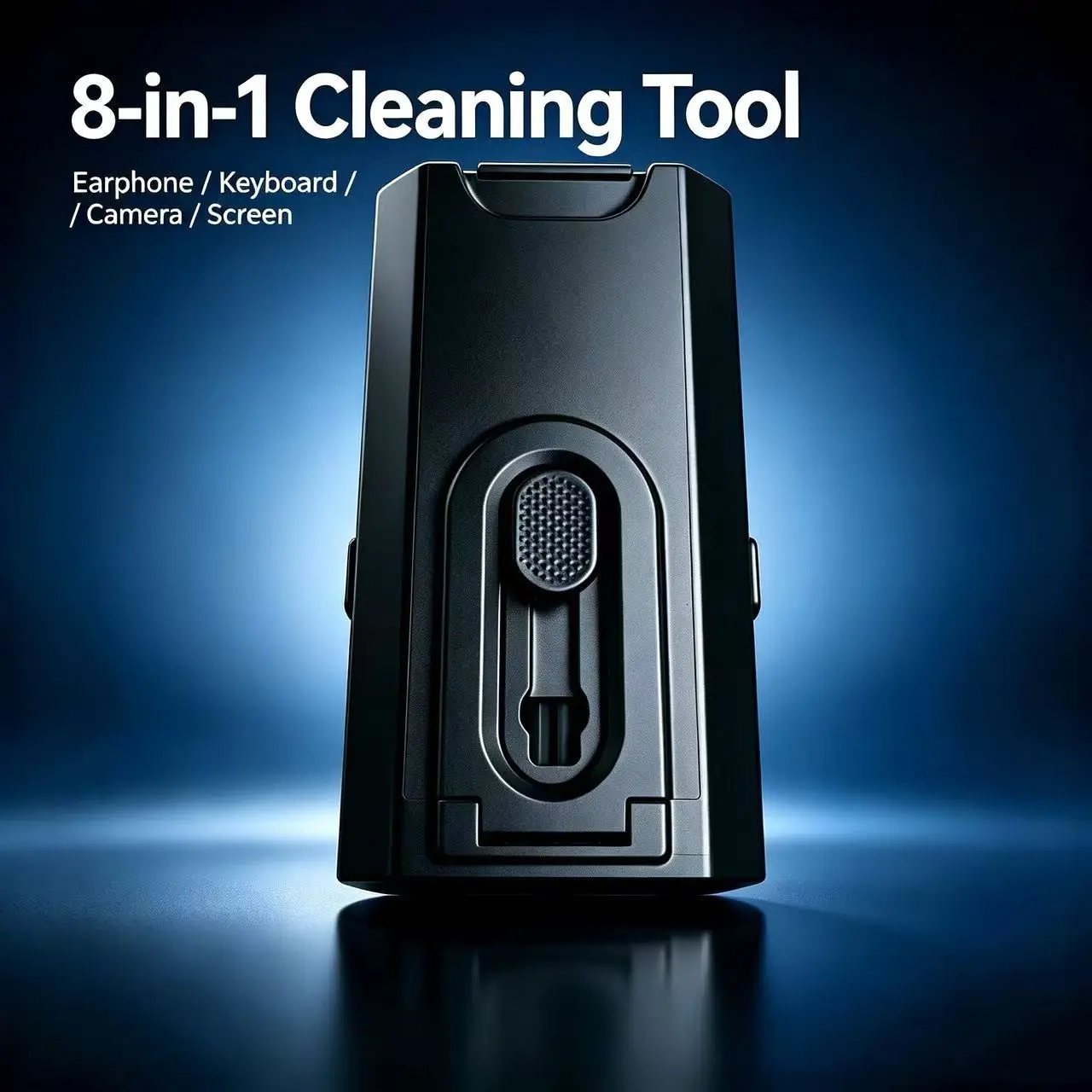 8-In-1 Multi-Function Digital Cleaning Brush, Ideal for Earphones, Keyboard, Phone, Camera Gaps, Slide Button Storage, Various Brushes Included, Camera Cleaner