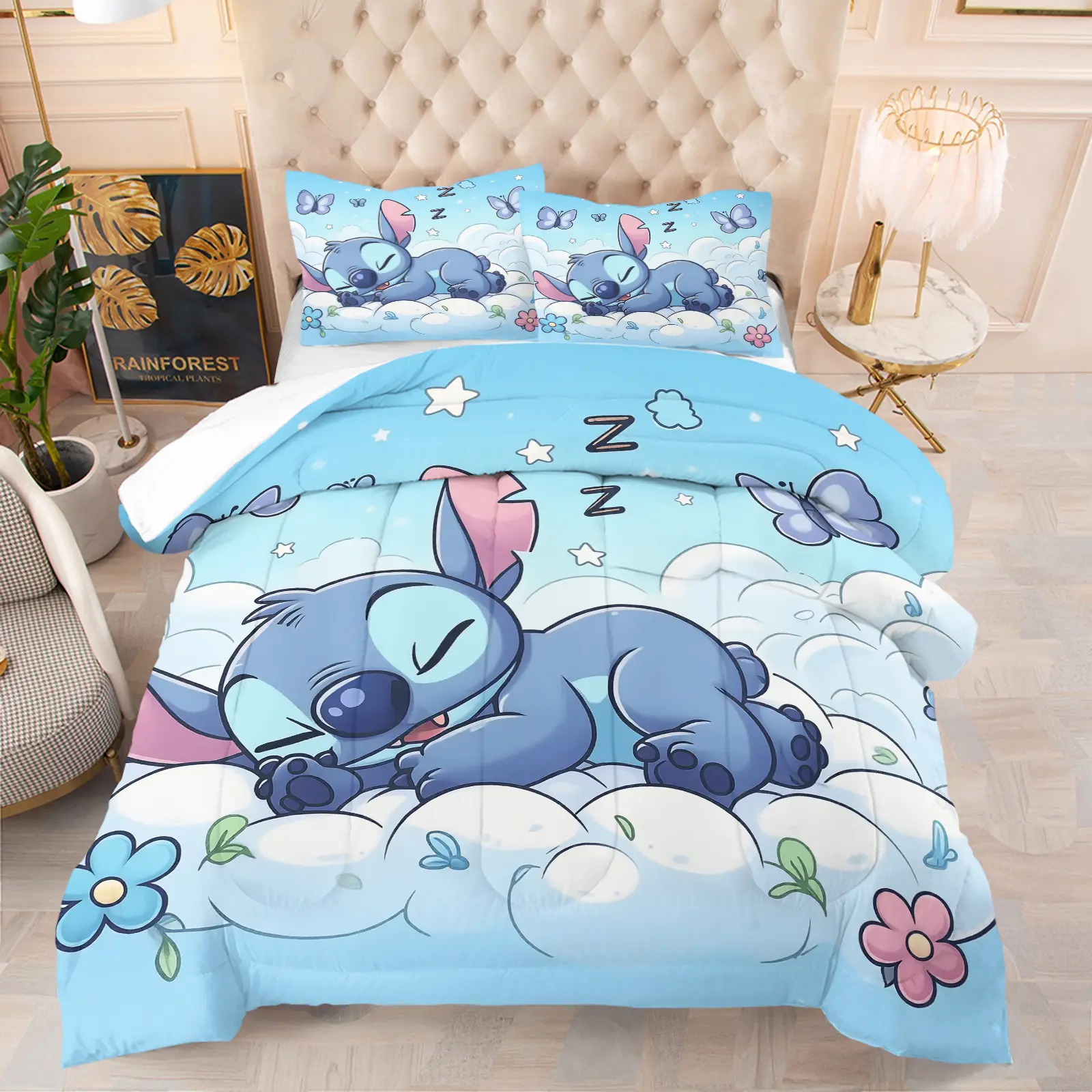 Cute Animal Print Quilt Set, Soft Bedding Set Without Pillowcase, Ideal for Kids and Adults, Perfect for Dorms and Bedrooms