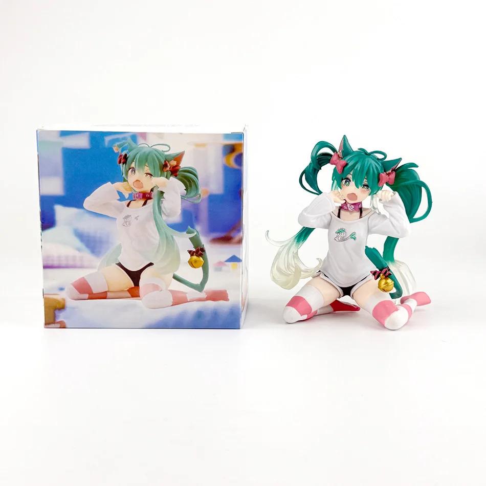 New In Stock Hatsune Miku In A World With Closed Windows Collectible Anime Action Kwaii Miku Figures Model Toys Christmas Gifts