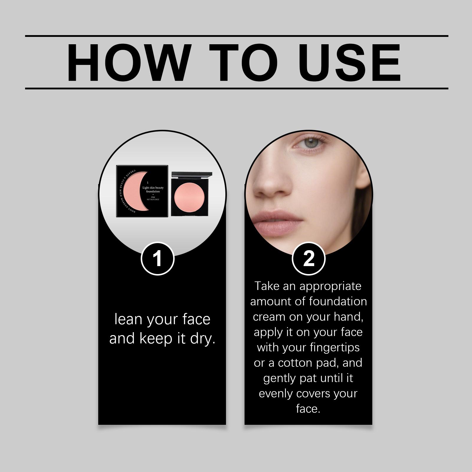 Pink Moisturizing Concealer Foundation - Lightweight, Hydrating, Transparent Foundation Suitable For Oily And Dry Skin Types