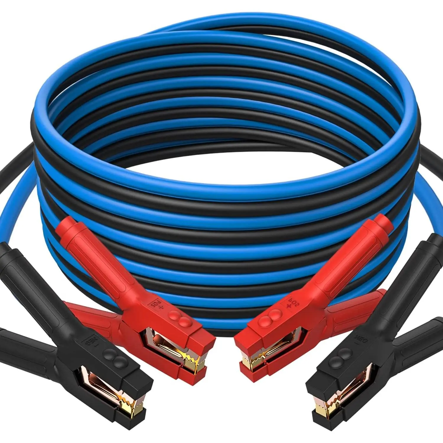 P025 Jumper Cables for 12/24V  , 1000A Heavy Duty Booster Cables with Carrying Bag, Jumper Cables Kit for  with up to 8.0 L Gas and 6.0L  Engines