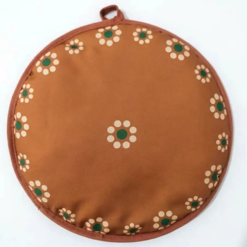 Round Tortilla Warmer Pouch, Viral Microwavable Corn Tortilla Insulated Holder, Food Grade Thermal Fabric Lunch Carrier, Portable Circular Heat Retention Flatbread Bag, Moisture Lock Washable Design, Ideal for Family Taco Nights Daily Breakfast Pancake St