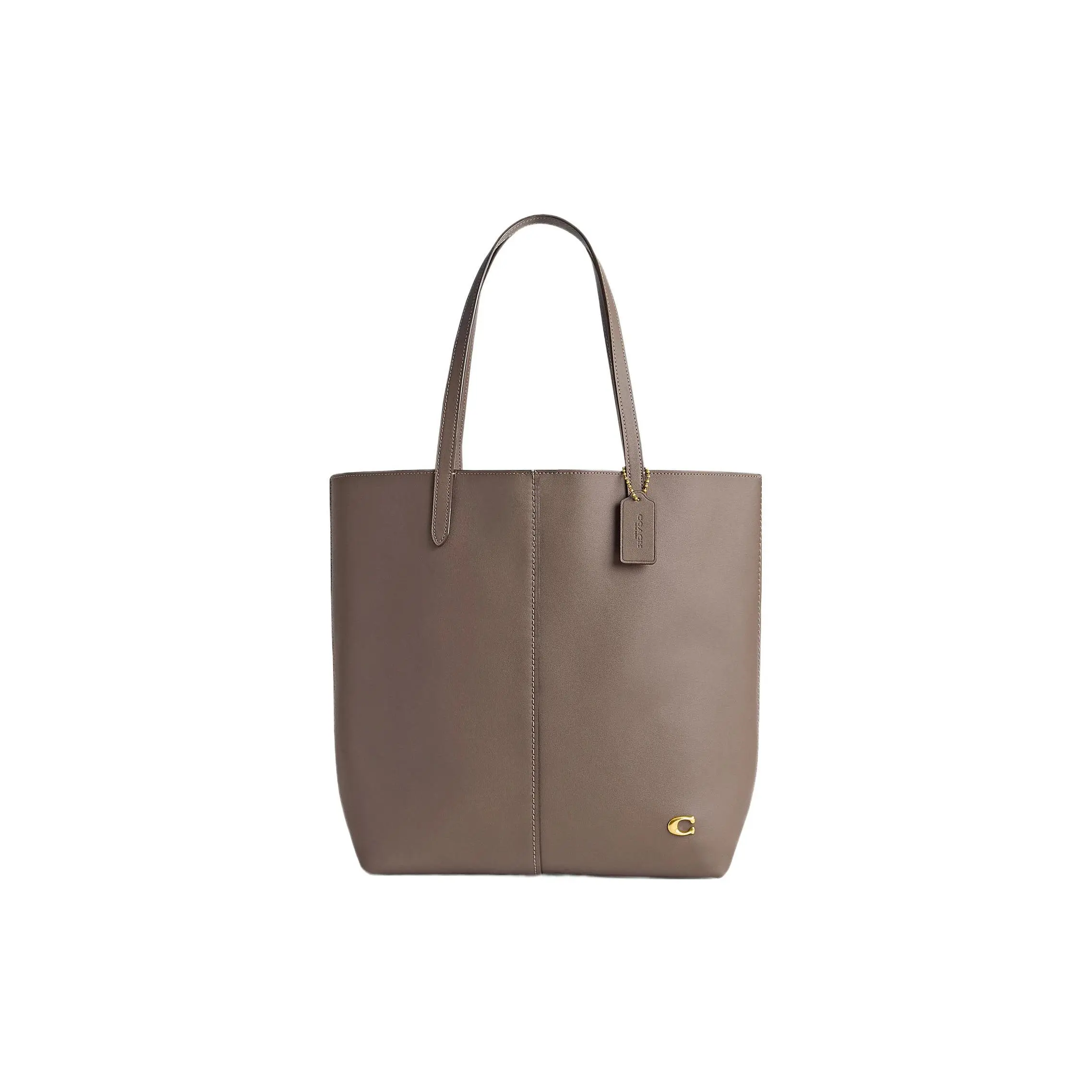 COACH Nomad 33 Logo-Embossed Quilted Leather Tote Bag for Women, Medium, Brown