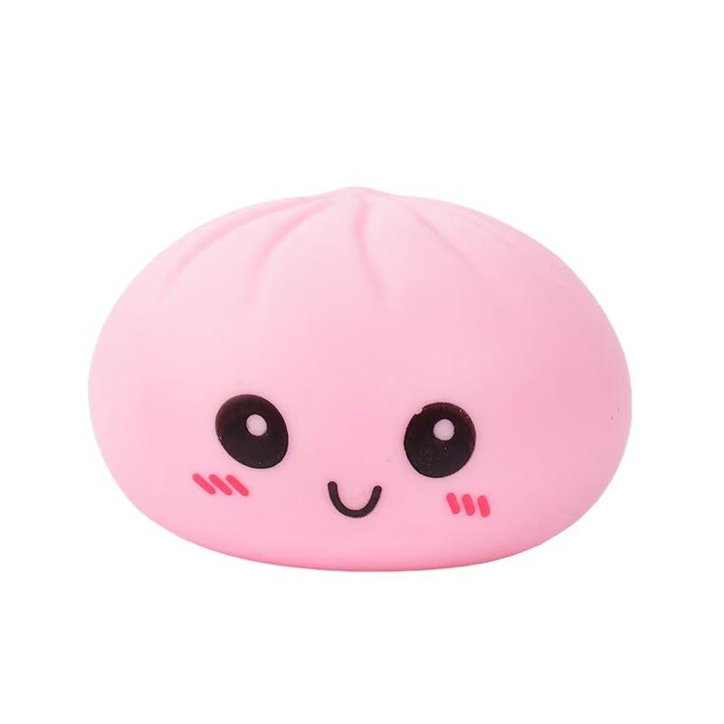 Super Cute Giant Steamed Bun Stress Relief Toy |   Ultra Soft TPR Squeeze Toy, Surprise Blind Box, Perfect Easter & Valentine's Day Gift for Kids