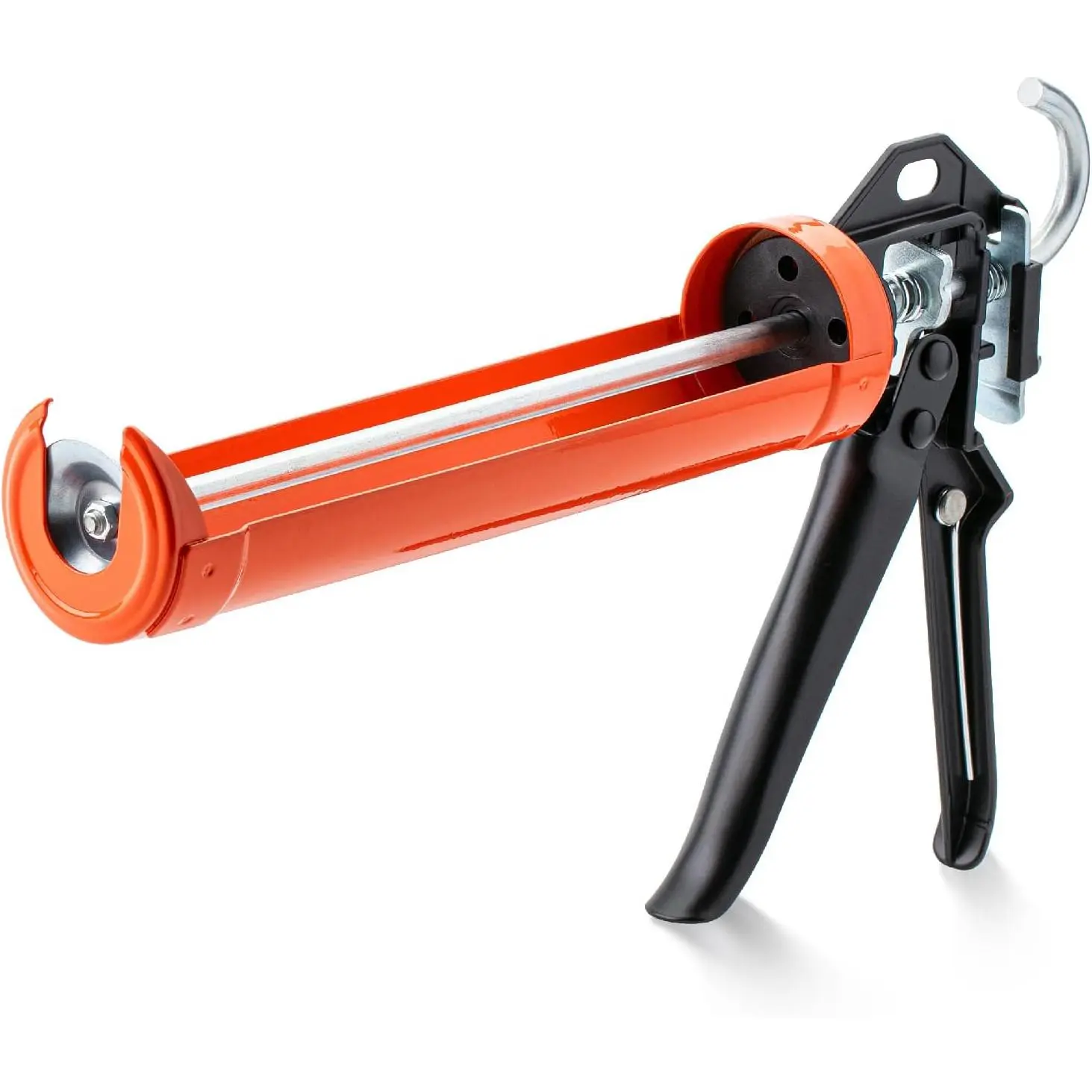 Bates- Caulking Gun, 12:1 Thrust Ratio, Black & Orange, Caulking Tool Gun, Caulk Gun No Drip, Hand Caulking Guns, Silicone Gun, Caulking Gun Tool, No Drip Caulk Gun