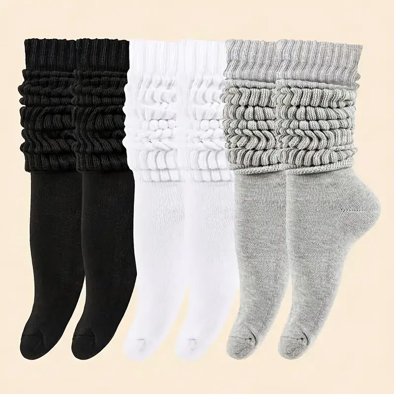 Winter Warm Couple Ruffle Socks, Breathable Mid-Calf Nylon Socks, Unisex Long Stackable Socks, Perfect Gift, Hand Washable, Durable
