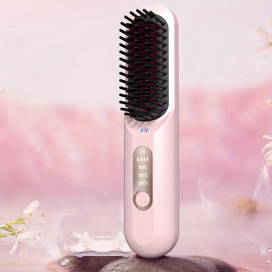 Portable Hair Straightening Comb, Multi-purpose Straightening Comb for Travel, Mini Hot Comb, Hair Styling Tool for Women and Men