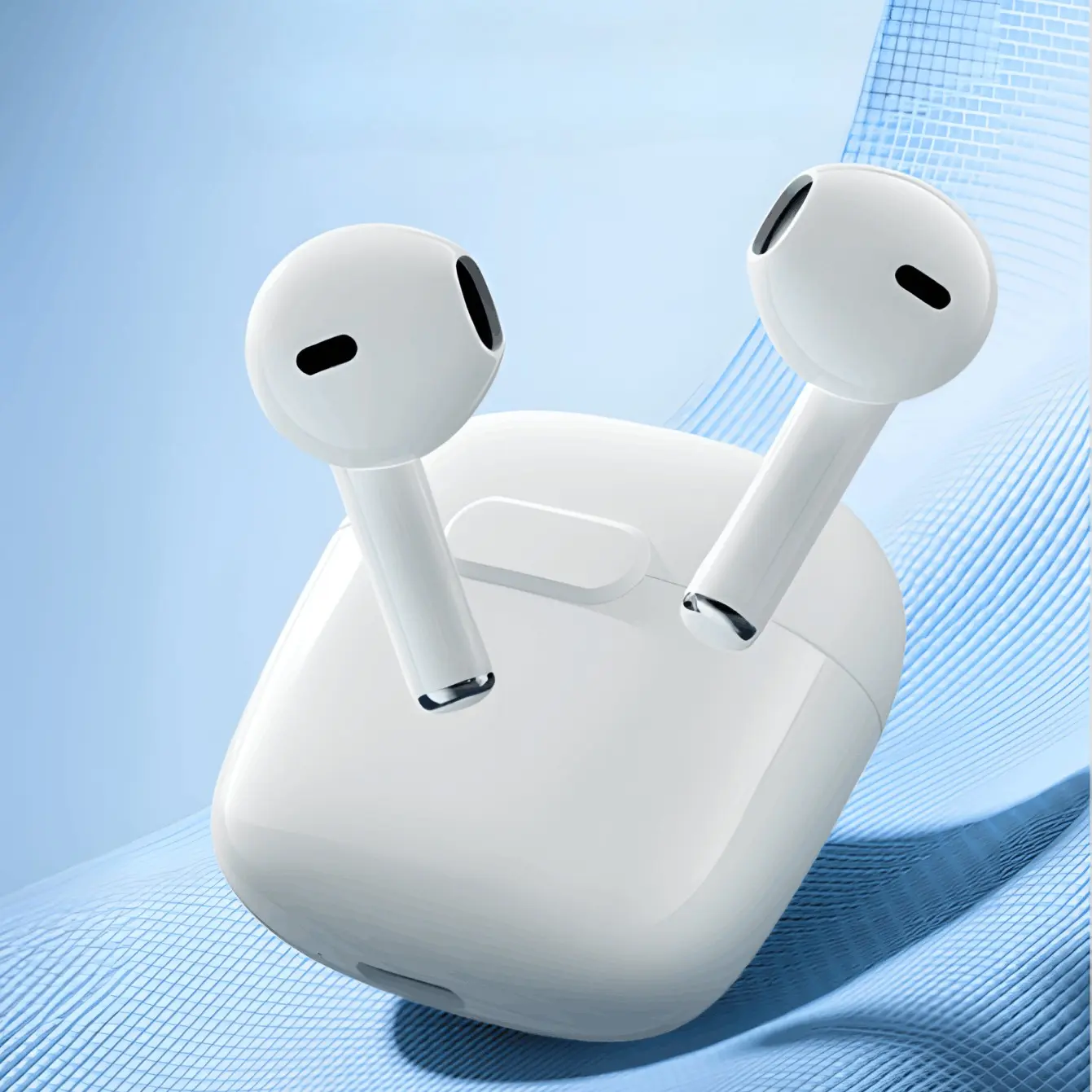 TWS Wireless Bluetooth-compatible Earphones, Smart Touch, Low Latency, 20h Battery, 180mah, Ergonomic Design, Fast Pairing, Android & iOS Compatible