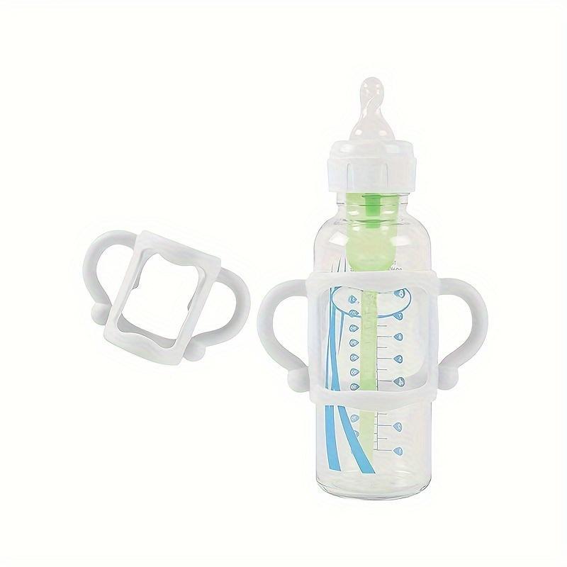 1pcs/2pcs Baby Bottle Handles and Silicone Sleeves, Multi-Functional Design for Easy Grip, Ideal for Confident Infant Newborn Baby Feeding