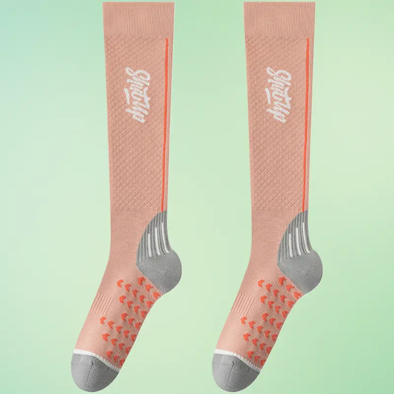 Women's Compression Stockings, Breathable Mid-Calf Socks for Running, Gym Workouts & Female Slimming Support, Durable Design, Sturdy, Adults, Moisture Resistant, Quick-Drying, Reinforced Toe And Heel, Rope Skipping, Stretchable
