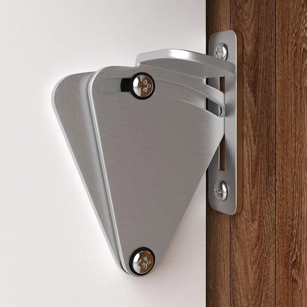 Barn Door Lock Hardware, Stainless Steel Sliding Privacy Latch for Barn Door, Closet, Shed, Pocket Door, Wood Gate, DIY Home Repair, for Hardware Replacement and DIY Repair
