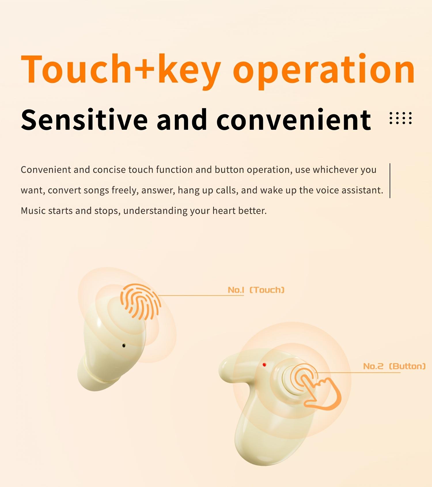 [Bass Loop Earbuds] 2 Pairs Of In Ear Wireless Wireless Earbuds,, Comfortable To Wear,Leisure, Sports, Sleep, Essential Partners, Compatible With All Smartphones, Wireless Earbuds, Sports Earbuds, Gaming Earbuds noise cancelling headphone