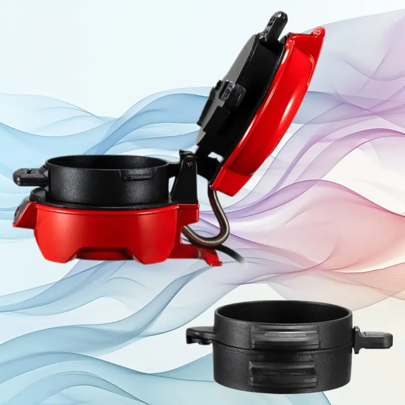 110V 3-in-1 Breakfast Maker Hamburger Sandwich Press for Egg Frying and Toast Baking Household Use