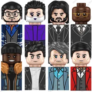 2026 hot item 2024 John Wick Mini Action Figures Classic Thriller Movie John Wick Building Blocks Winston Judges Dolls Model Kid Birthday Gift popular
