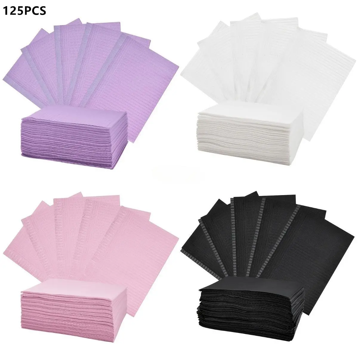 Trending 125-Pack Disposable Nail Table Mat, Premium 3-Ply Protective Waterproof Tattoo Pad, Game-Changer Professional Salon Desk Cover, Lifesaver Clean Up Tool for Nail Tech & Tattoo Artists, Hot Sale Essential Supplies