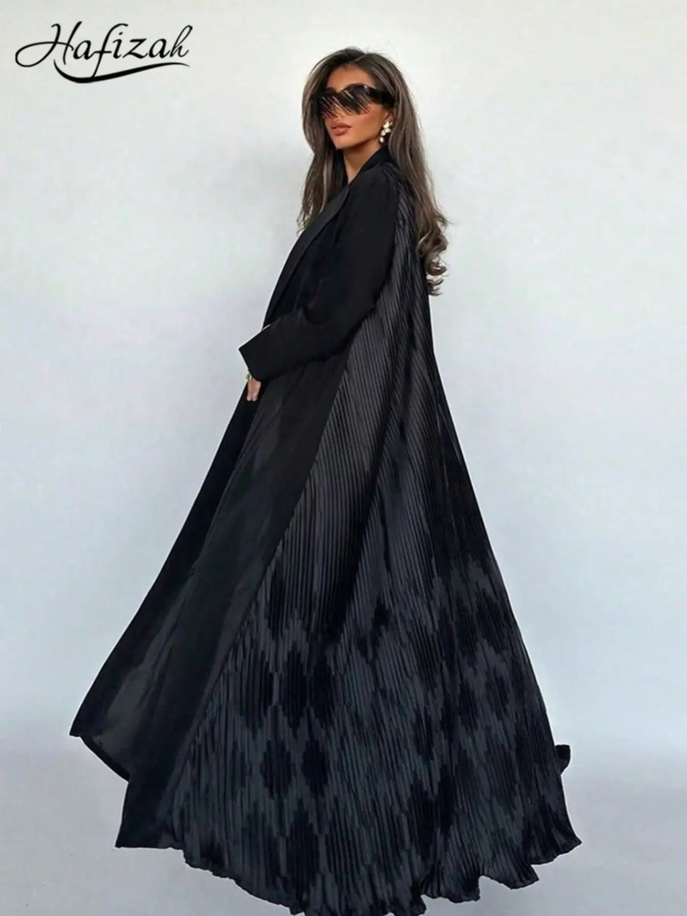 Women's Long Sleeve Blazer Jacket, Plain Design, Loose Fit Oversize, All-Season Outerwear, Elegant Chic Party Wear, Lightweight & Flowing Material, Elegance