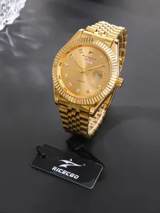 Men's Business Round Dial Analog Quartz Watch, Fashion Watch for Party, Daily Clothing Decor, Trendy All-match & Exquisite Watch for Birthday Gift with Box, Quartz Wristwatch, Stainless Steel Watch, Fashionable Watch
