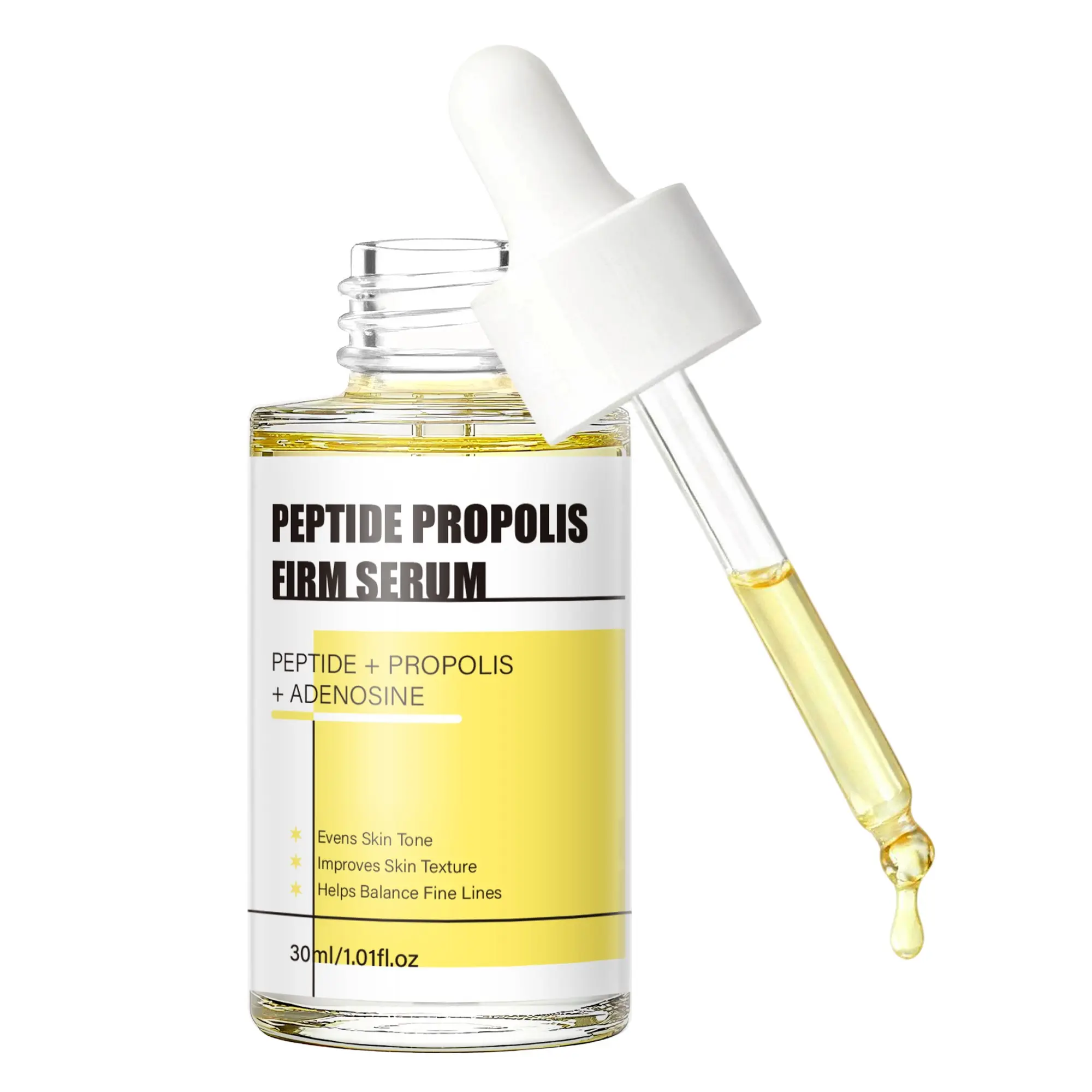 Peptide Propolis Anti Aging Serum, Formula, Reduces Wrinkles & Fine Lines, Tightens Pores, Controls Oil, Brightens Skin Tone