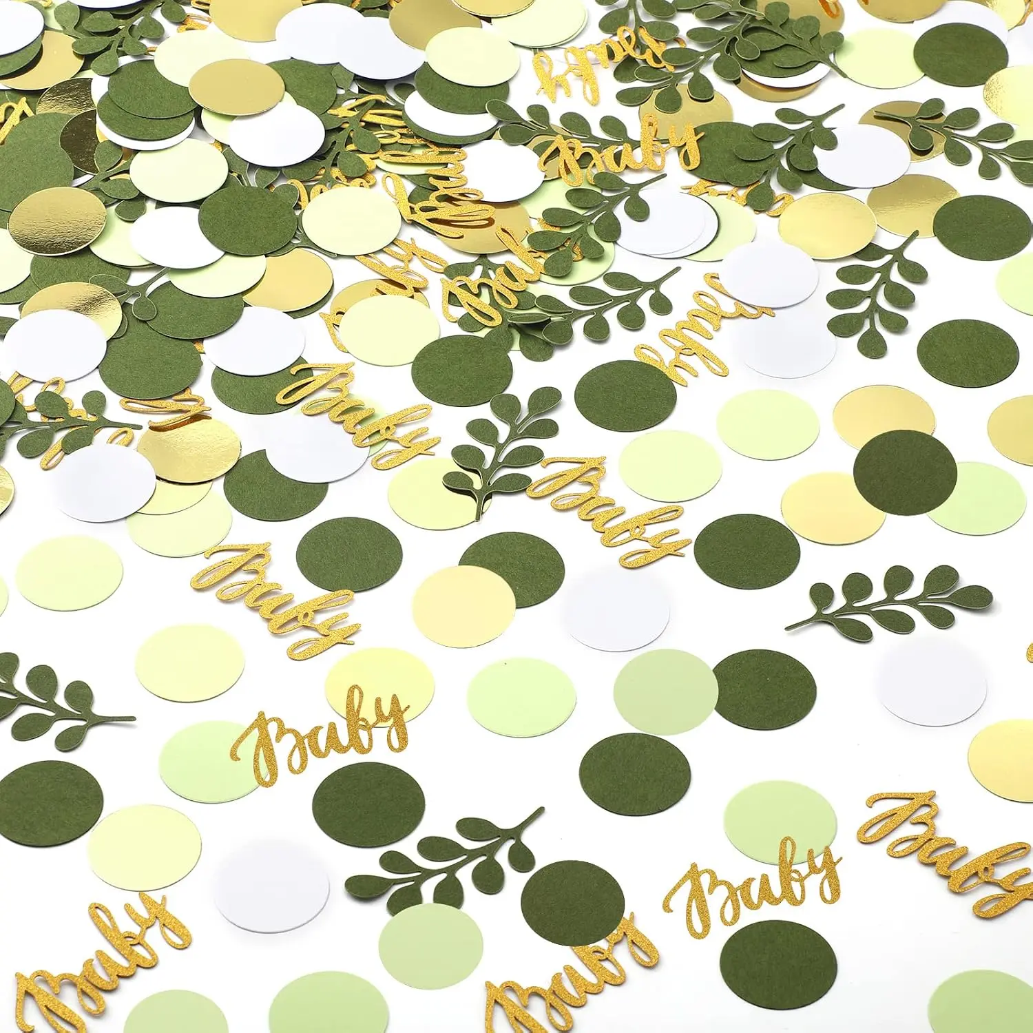 400 count  Shower Confetti Decorations Table Confetti Dots  Wedding Decor(Elegant Color, Style)