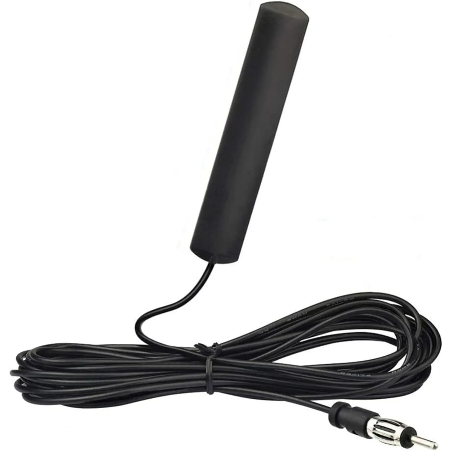 Radio Antenna for , , RV, SUV -AM FM Radio Antenna,  Windshield Antenna with DIN Plug, Adhesive Mount  Patch Antenna for    Stereo Receiver Player Amplifier