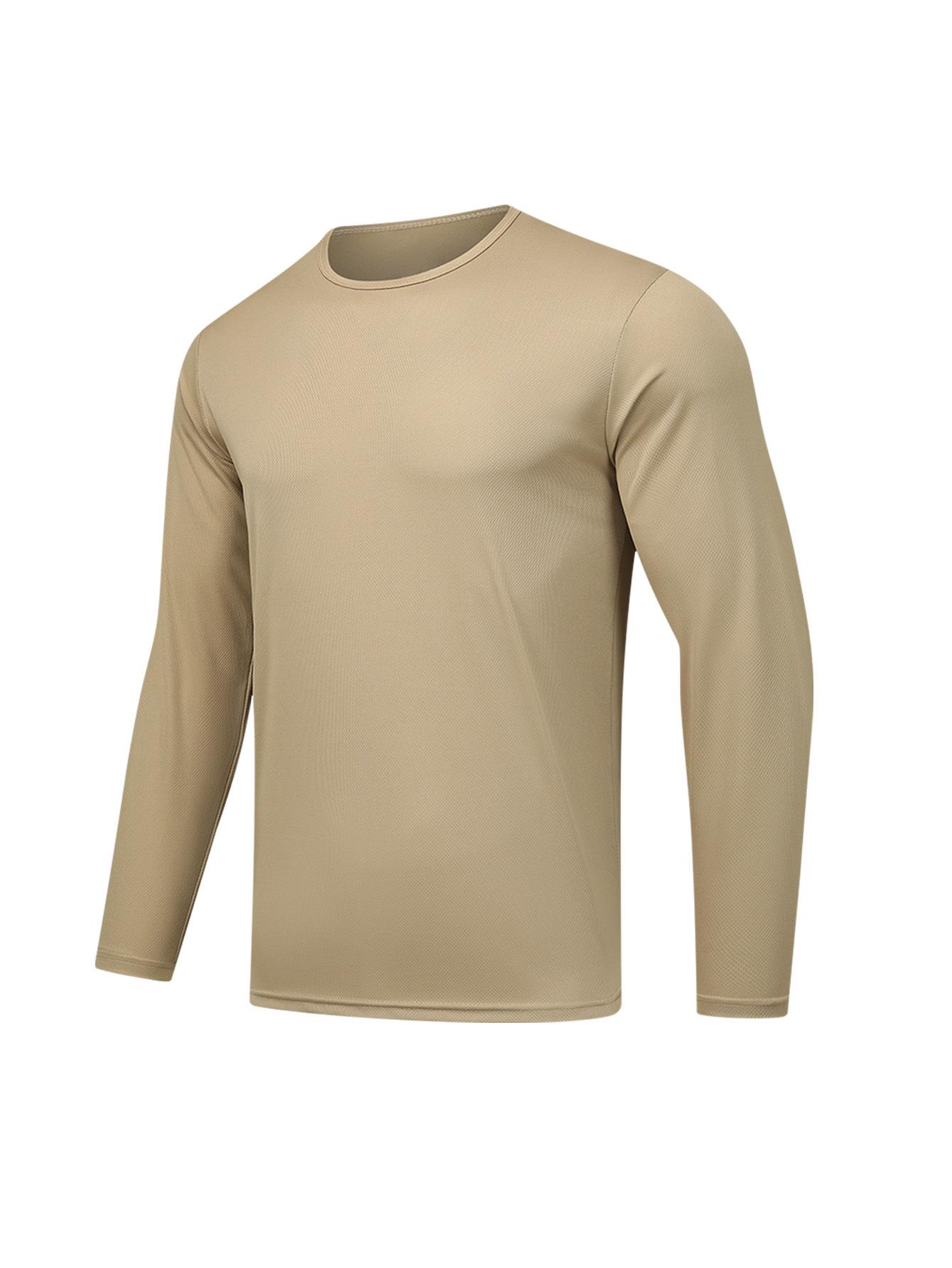 6-Pack Men's Quick-Dry Athletic Casual Long-Sleeve T-Shirts for Outdoor Fitness Running & Training Wholesale in Assorted Colors