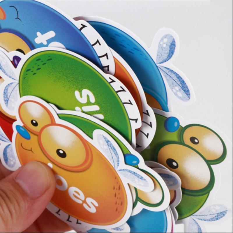 Sight Word Swat Game, 1 Set Phonic Toy, Language Toy, Interactive Brain Games, Visual Stimulation Cards, Bilingual Flash Cards