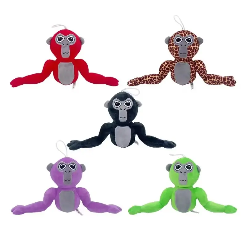 20cm Gorilla Tag Monke Kawaii Aesthetic Gorilla Shaped Stuffed Toy - Unisex Cute Soft Mascot Collectibles, Home Decoration, Birthday Gift for Kids, Gorilla Shaped Stuffed Toys, Adorable Design Stuffed Toys