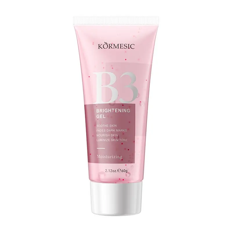 Skin Brightening Niacinamide B3 Gel, Hydrating Soothing Moisturizing Facial Gel, Reduce Dark Marks Even Out Dull Tone Daily Facial Moisturizer