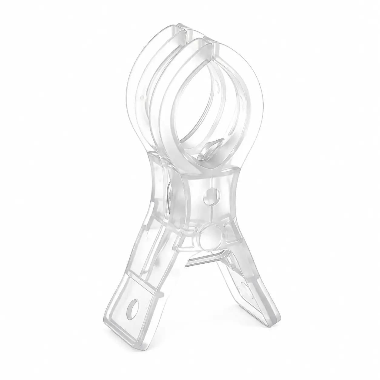 10-Pack Heavy-Duty 3.5-Inch Transparent Spring Clamps for Balloon Arches, Party Backdrops, Craft Projects, Photography Studios, and Light Woodworking—Durable Plastic Arch Clips with Strong Grip and Smooth Release