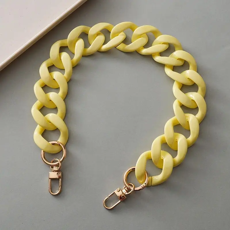 Luggage & Handbag Resin Chain, 27-Color Acrylic/Resin Thick Baked Paint Chain, Bag Charms, Acrylic Pvc, Backpack Accessories, Badge Accessories, Bag Chains, Purse Chains For Handbags Luggage & Handbag Resin Chain, 27-Color Acrylic/Resin Thick Baked Paint Chain, Bag Charms, Acrylic Pvc, Backpack Accessories, Badge Accessories, Bag Chains, Purse Chains For Handbags