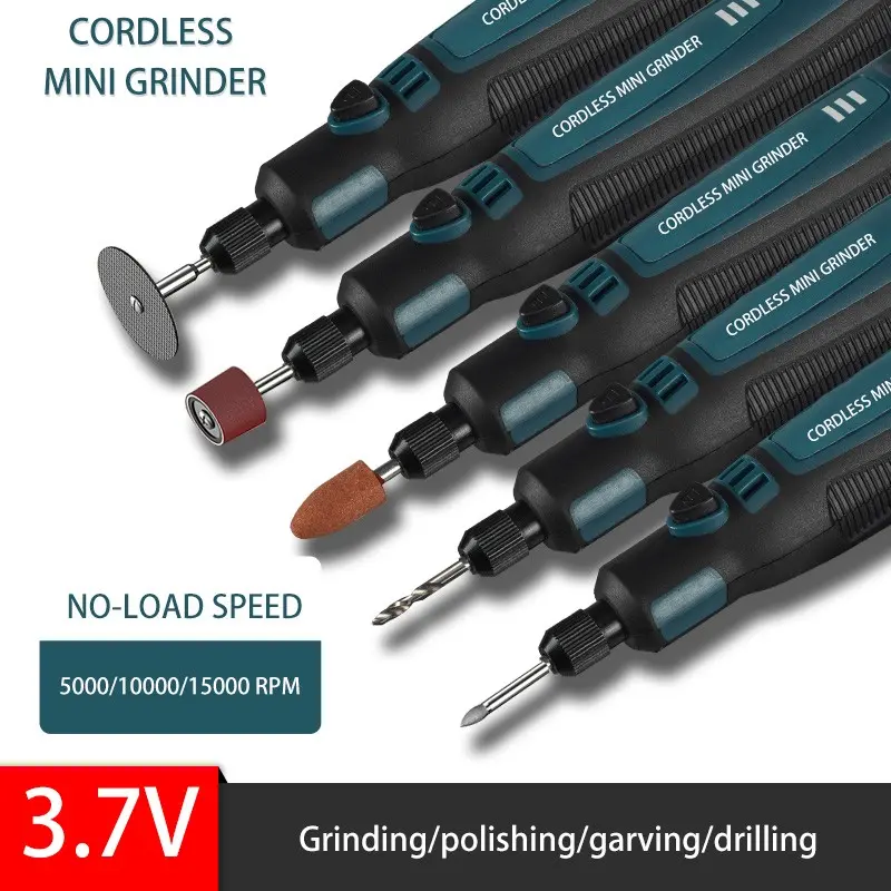 USB Electric Grinding Polishing Drilling Mini Machine,Cordless rotary tool, 3-Speed Adjustable, DIY Jewelry Making, Compatible with Glass Wood Plastic